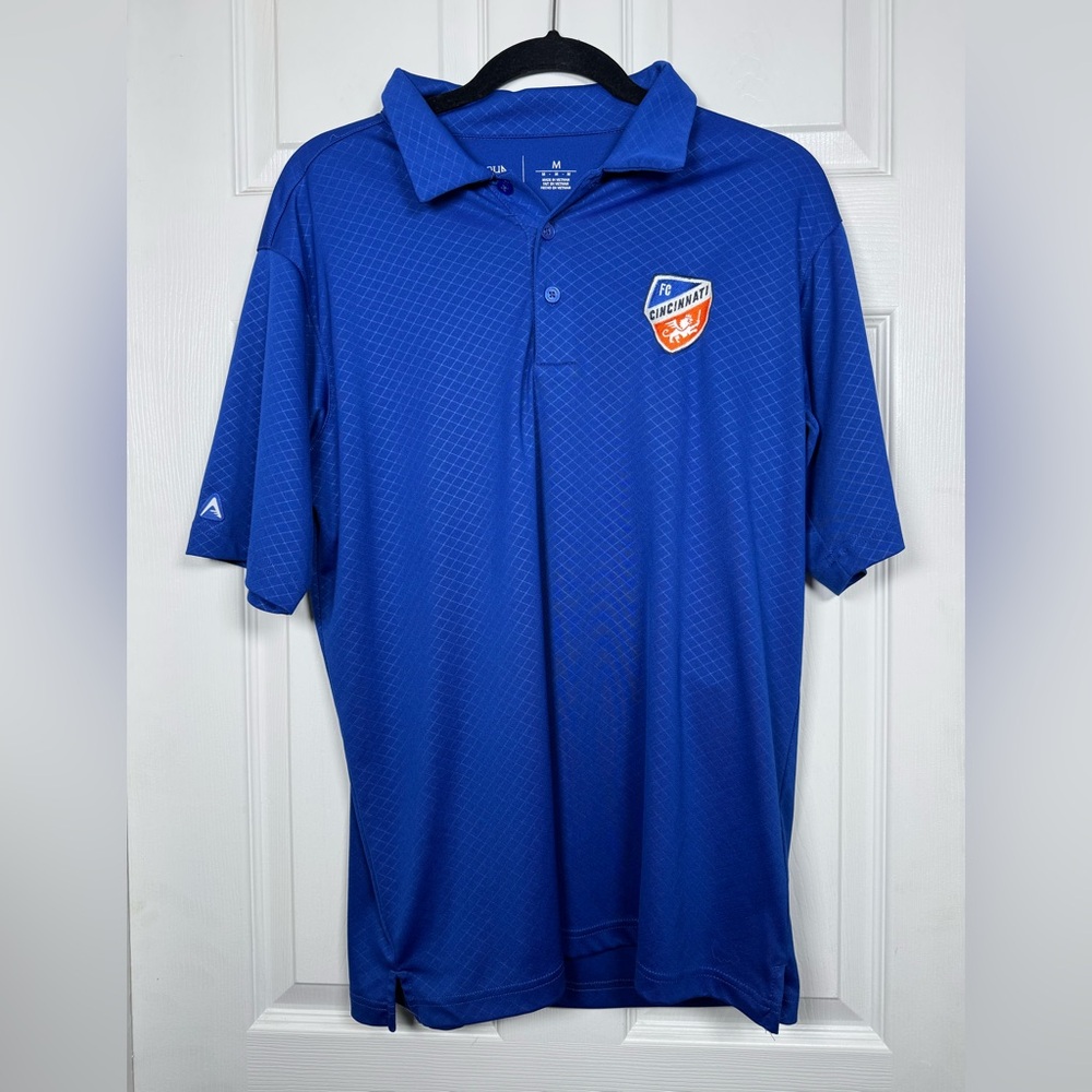 Antigua FC Cincinnati MLS Performance Polo Blue Men’s Medium